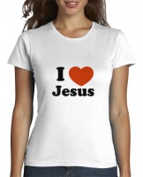 Camiseta "I Love Jesus"